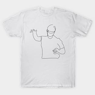 Party Line Art T-Shirt